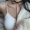 Korean Velvets Long Rope Necklace for Women Elegant Weave Knotted Bowknot Chokers Adjustable Length Neckchain Jewlery