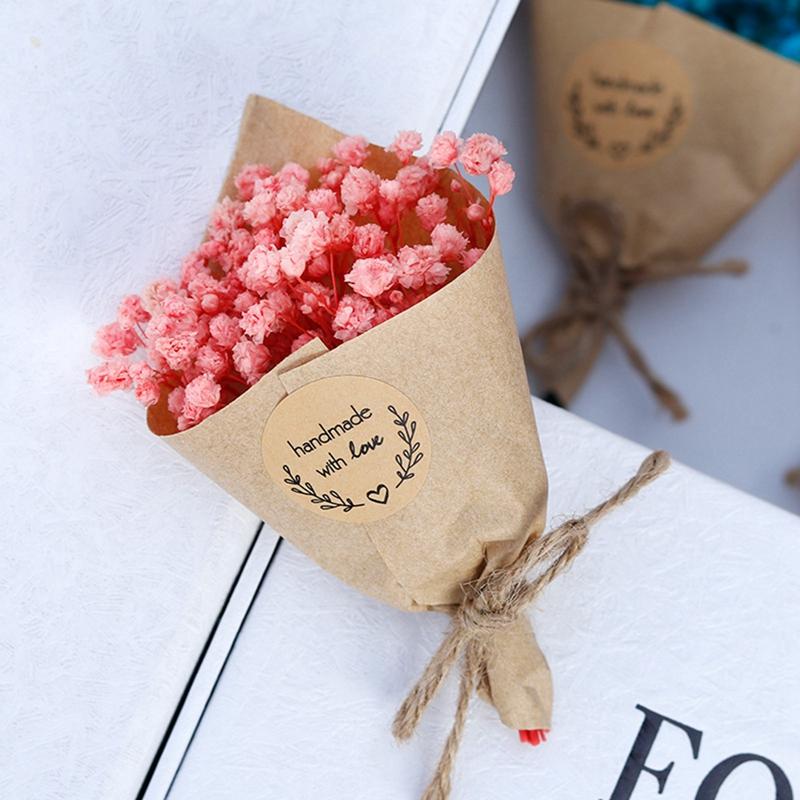 6/8pcs Mini Gypsophila Bouquets Natural Dried Flowers Bouquet For Decoration Wedding Decoration Valentine's Day