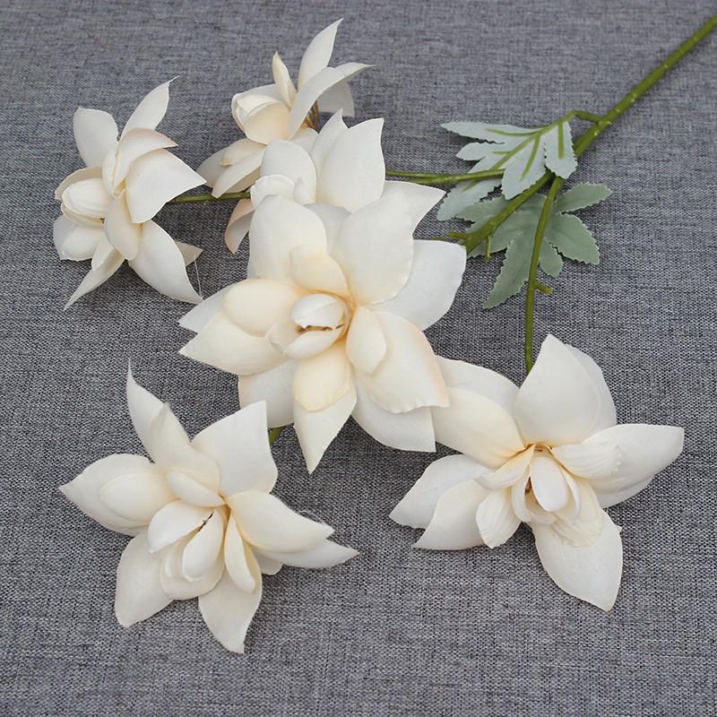 Champagne Silk Flower Wedding Decor - Artificial Ceiling & Aisle Floristry Elements