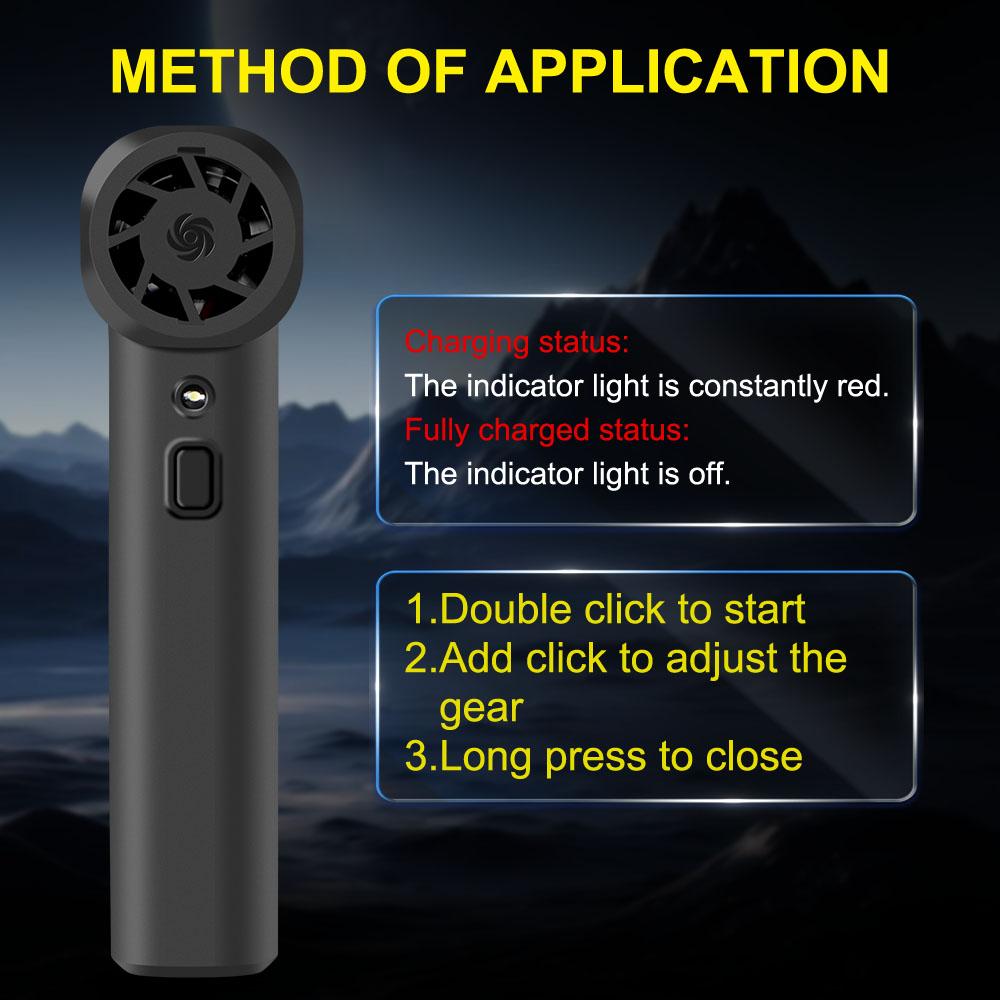 Electric Air Duster 150000RPM Car Fan Cleaning Blower Tool Blowing Snow Violent Hair Dryer Car Accessories M9 Turbo Jet Fan