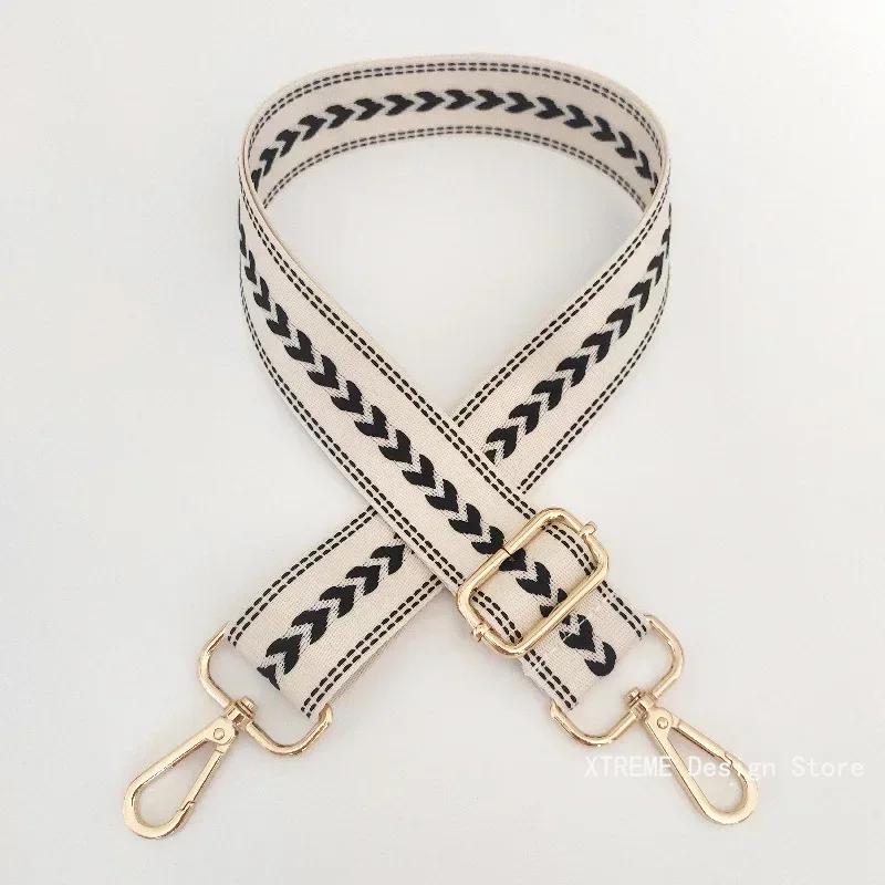 New Color Nylon Wide 3.8cm Shoulder Bag Strap Adjustable Straps for Crossbody Messenger Shoulder Bag Accessories Handbag Straps