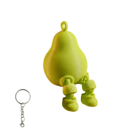 3D Printed Fruit Collectible Figure Banana Orange Figurine Cute Blueberry Cherry Shelf Pear