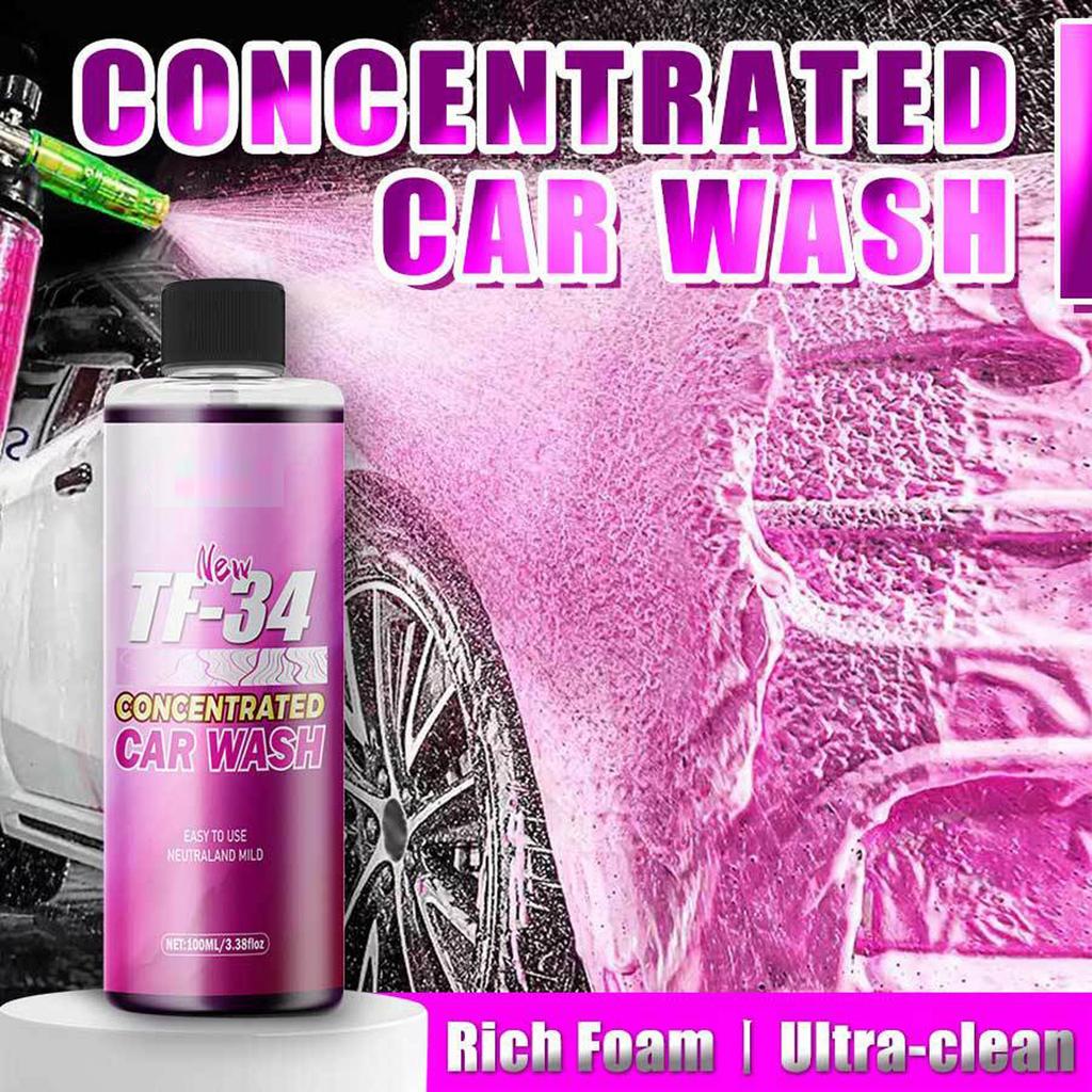 Car High Foam Pre-wash Liquid Car Wash Water Wax Decontamination Car Window Cleaning Paint Cleaning Car Wash Liquid 100ml