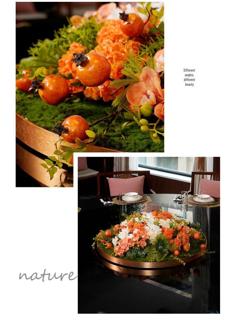 Luxury Hotel Round Table Artificial Flower Centerpiece Ornament
