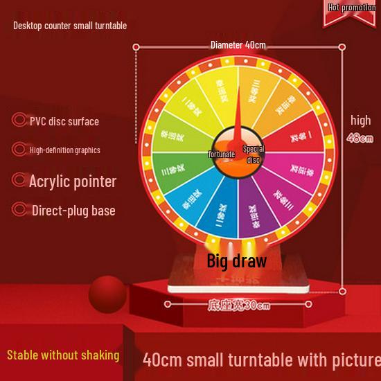 Tombolové kolo pro mateřskou školu - Zábavná otočná hra a učební pomůcka