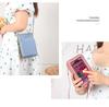 2025 Large-Capacity Multifunctional Solid Color Touchscreen Crossbody Phone Bag for Women