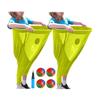 Granny Pants Outdoor Yard Game Inflatable Ball Relay Set with Giant Stretchy Pants Balls And Pump Backyard Field Recreational