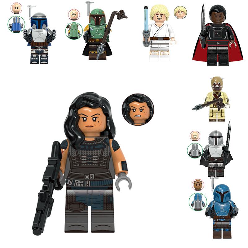 Star Wars Din Djarin Building Block Plastic Childern Edcation Present Birthday