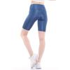 Extra vysoký pas lesklé krátké legíny nad kolena