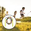 Childs Safe Skipping Rope Colorful Rotating Beads Regulable Handle Rope for School Home Exercises