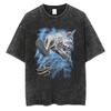 Men Hip Hop Streetwear Black TShirt Japanese Anime One Piece Vintage T Shirt Summer Harajuku Cotton Tshirt Short Sleeve Tops