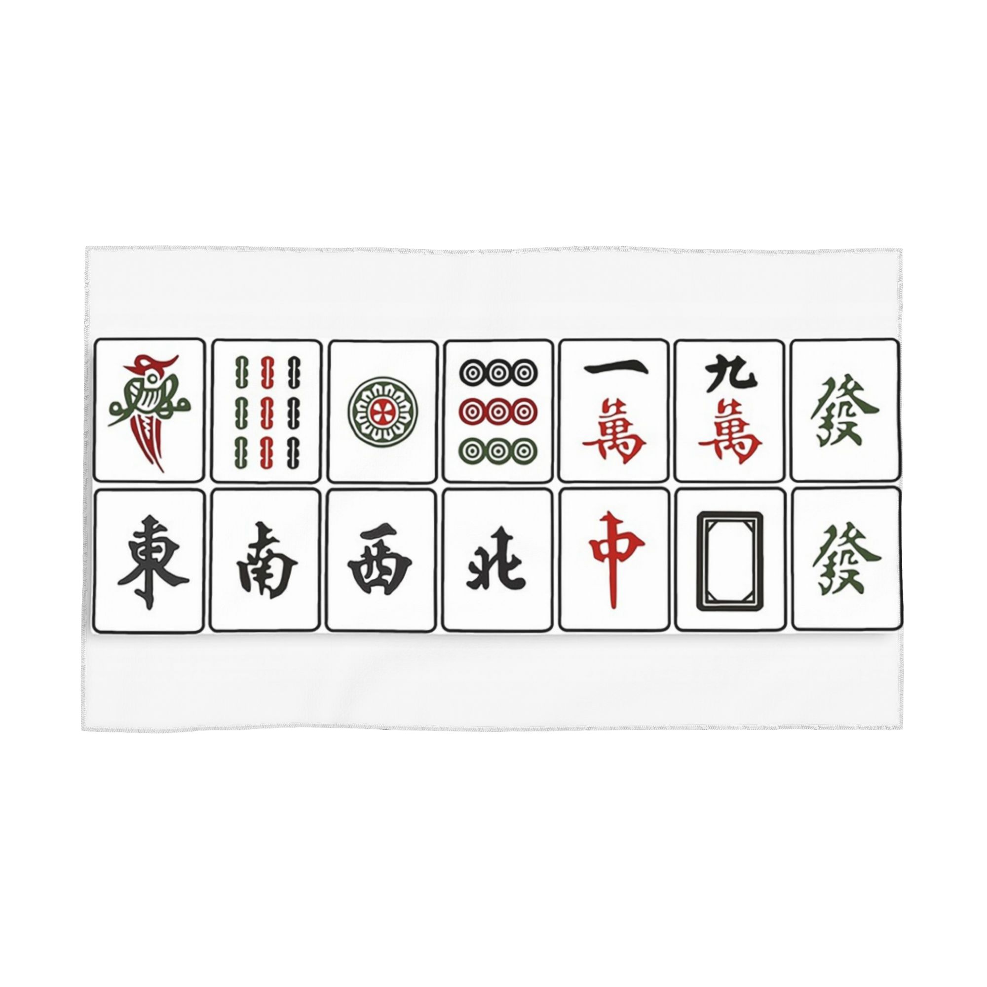 

Mahjong Thirteen Orphans Sap Saam Jiu Soft Face Towel Quick Dry Pool Bath Cotton Towels Absorbent Quick W30*H60(CM)