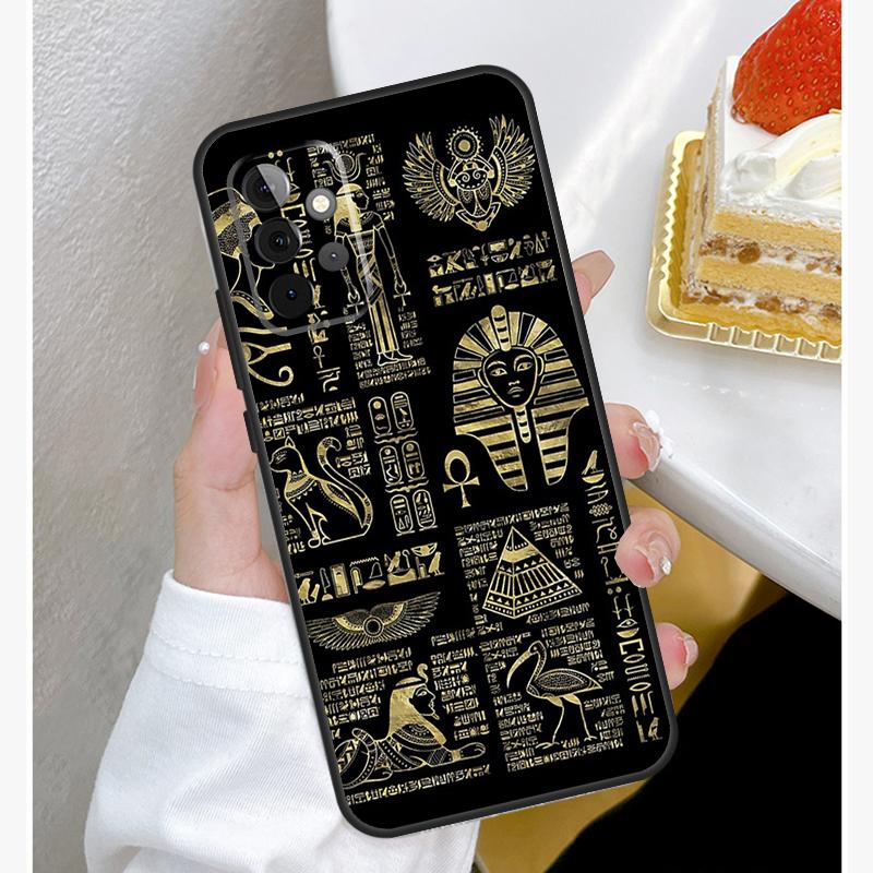 Sacred Eye of Horus Egypt Fresco Case For Samsung Galaxy A53 A33 A23 A13 A15 A25 A35 A55 A54 A34 A14 A51 A12 A32 A52 Cover