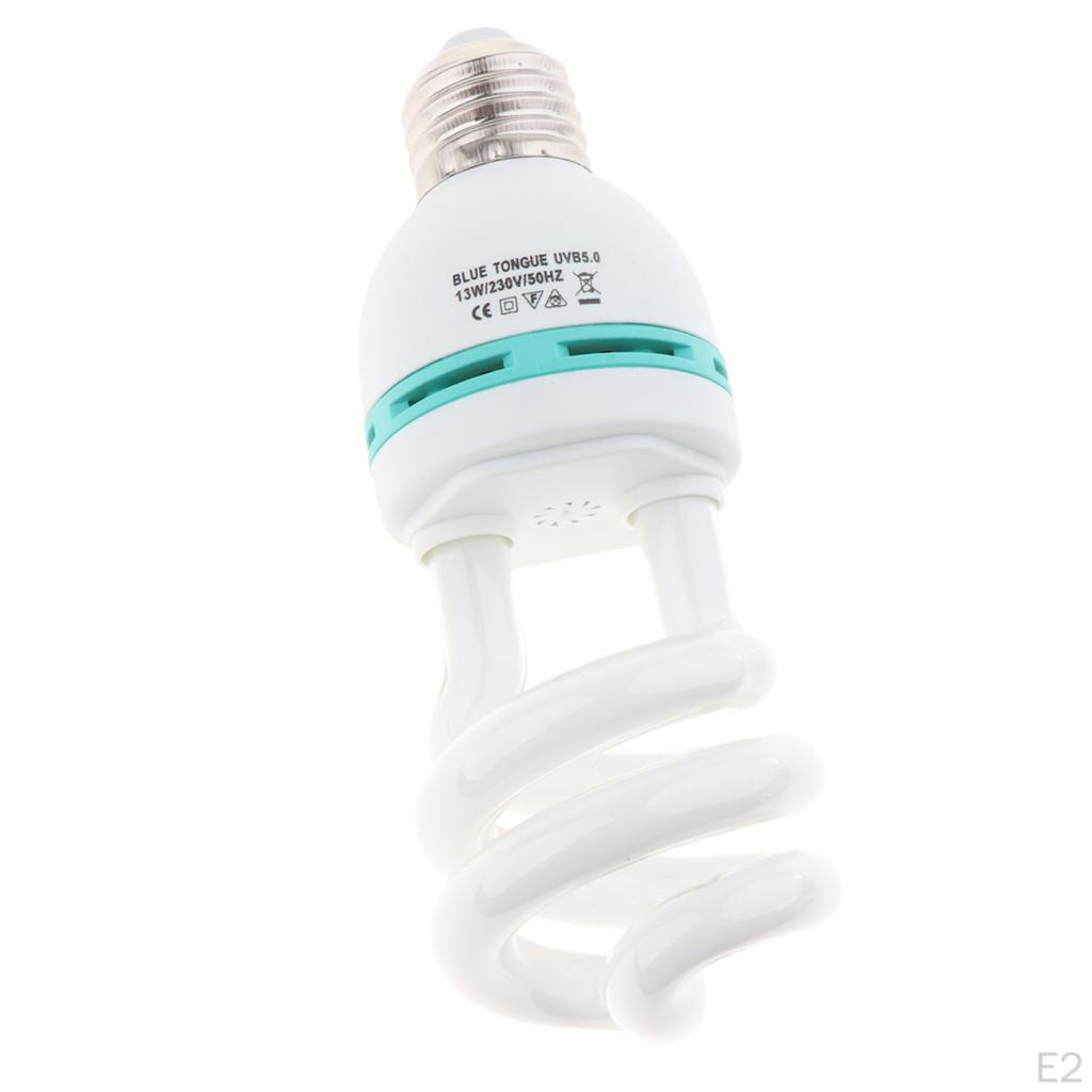 UVB Lamp Sunbathe Reptile Heating Bulb 13W