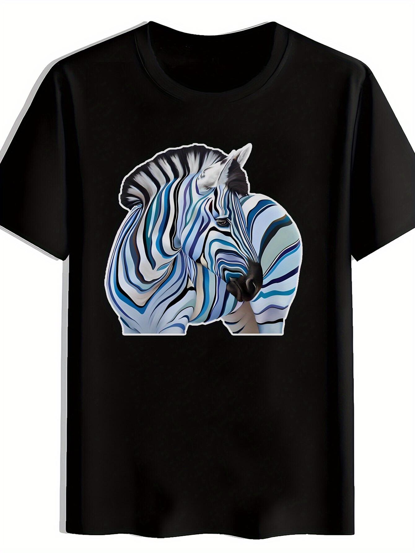 T-shirt A Fun Doberman Dog Graphic Print Short-Sleeve M