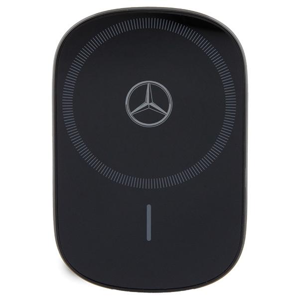 Mercedes Uchwyt Indukcyjny Mewccgslk 15W Do Kratki Went/Szybę Czarny/Black Silver Stars Magsafe