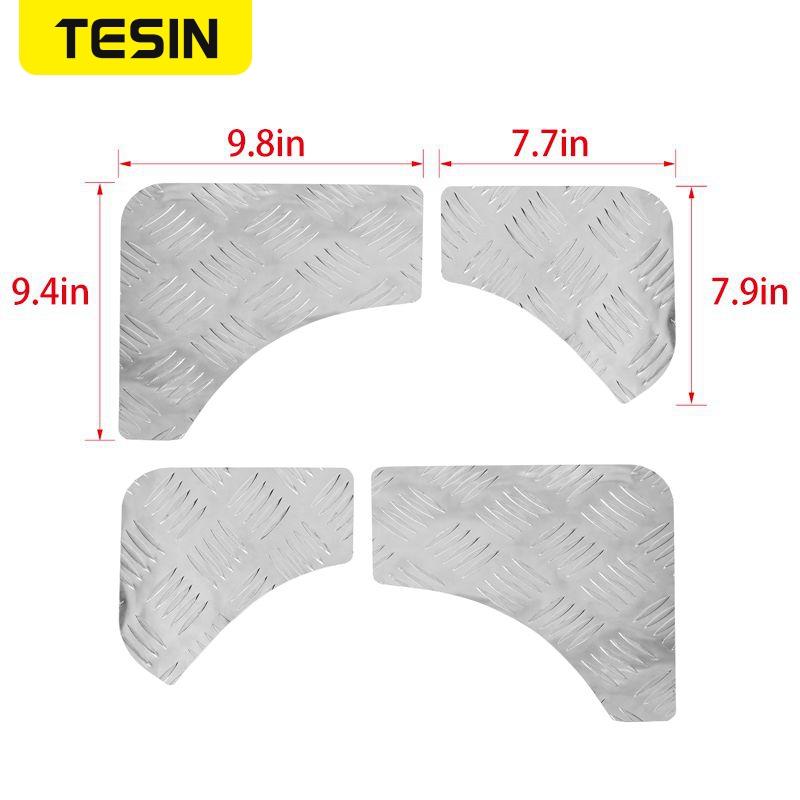 TESIN Car Front Rear Fender Leaf Plate Decoration Cover For Suzuki Jimny JB74    2022 Car Accessories Exterior