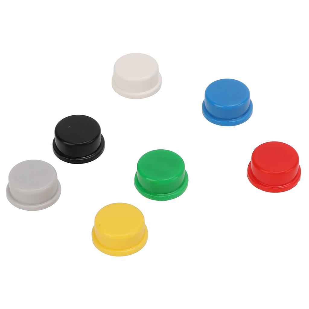 350Pcs Push Button Switch Caps Industrial Momentary Tactical Control 7 Color for Breadboard A24