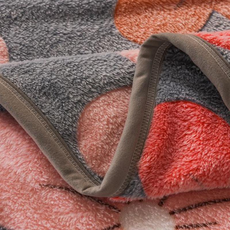 Nordic Throw takaró ágyhoz Bolyhos kockás takarók a kanapén Egyszínű ágytakarók Dekoratív King méretű korall gyapjú takarók