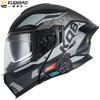 Flip-Up Motorcycle Helmet With Bluetooth 903 Dual Visor 3C Certified All