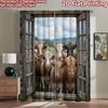 2D Flat Photography Backdrop Popular Photography Backdrop Curious Cows At 100% Polyester Family Party Use for Indoor