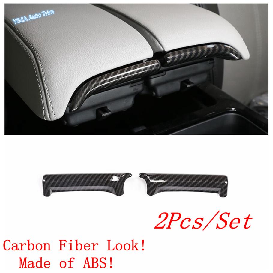 Steering Wheel Gear Shift / Armrest Storage Stripes Cover Trim For Range Rover Evoque L551 - Carbon Fiber Accessories