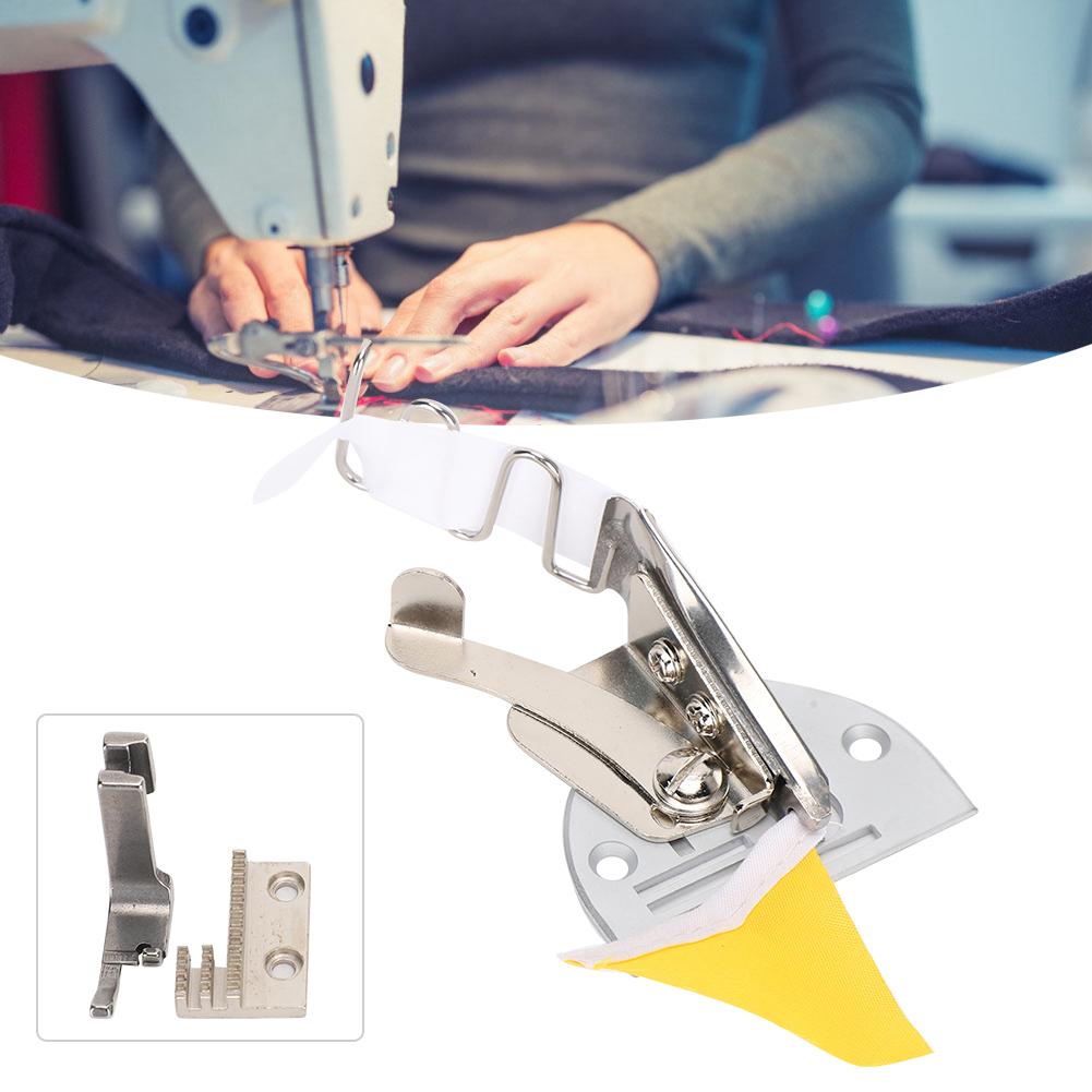 Sewing Machine Binder Double Folder Lockstitch Industrial Binding Attachment Accessories