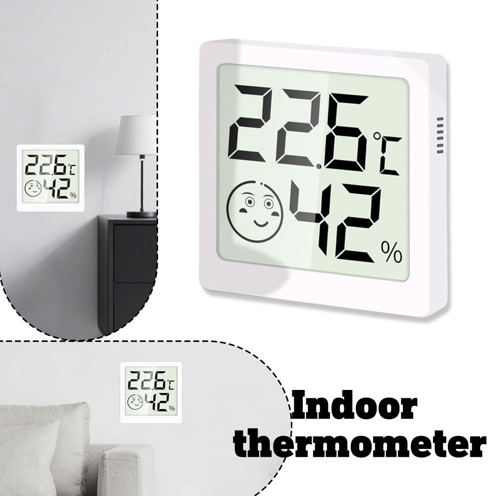 Mini LCD Pattern Digital Thermometer Hygrometer Indoor Electronic Temperature Hygrometer Sensor Meter Household Thermometer