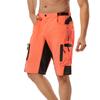 Wosawe Atmungsaktive, hochelastische, reflektierende Weste für Herren, bequeme, lockere Bergshorts, Reitanzug
