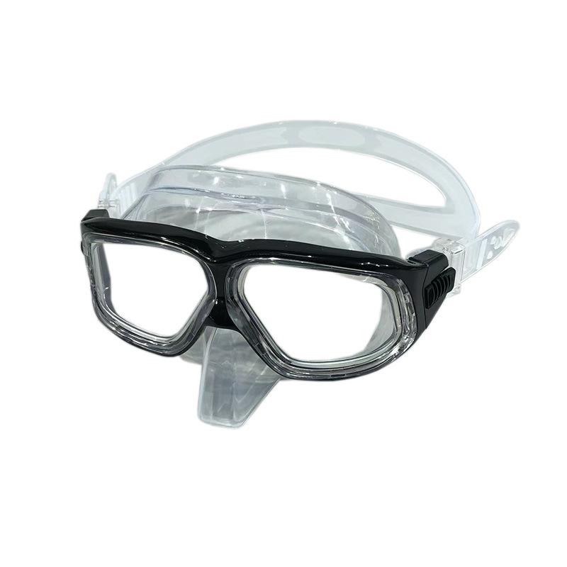 Free Anti-fog Diving Goggles Transparent Silicone Snorkeling Mask