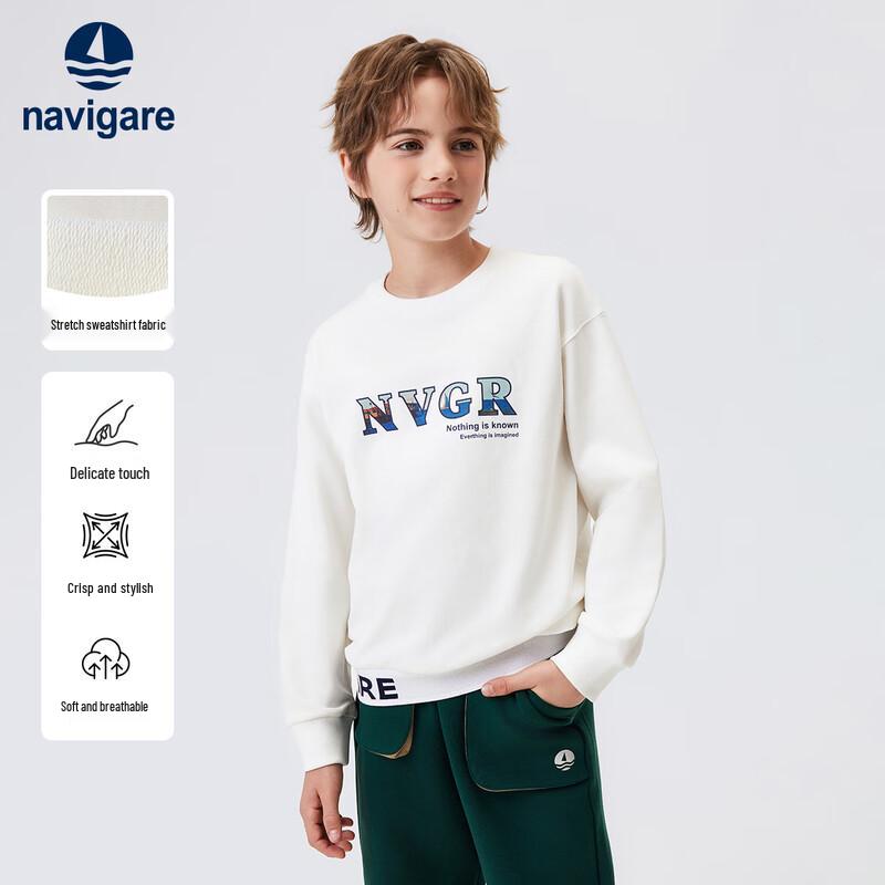 Navigare Boys' Chassy Portrait Long-Sleeve T-Shirt