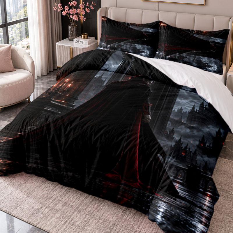 Dracula 3Pcs Bedding Set Duvet Cover With Two Pillowcases For Bedroom Home Decoration