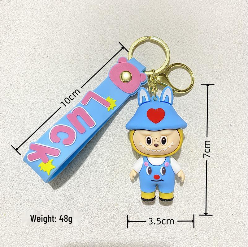 Labubu Roztomilá Cosplay Série: Klíčenka a přívěsek na batoh panenka dárek