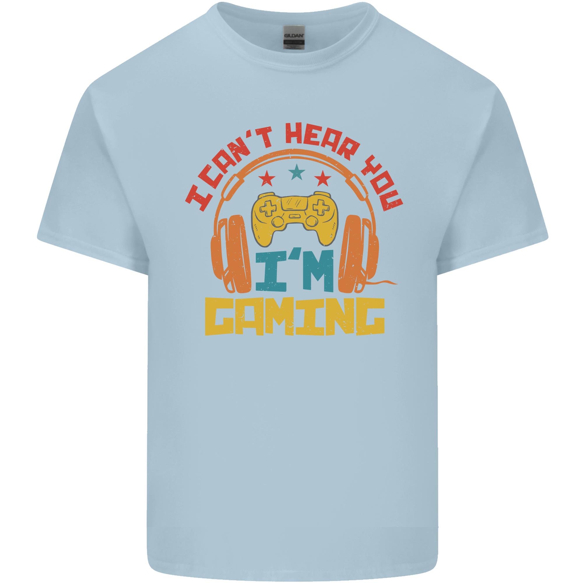 I Cant Hear You Im Gaming Funny Gaming Unisexs Light Cotton TShirt S