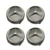 WVQ5   A0004000900 75mm Car Accessories Wheel Hub Caps for Mercedes Benz GLA45 G63 A45 CLA45 C63 Emblem Car Rim Center Cover Decoration