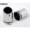 Rear Exhaust Muffler Tip Pipe For Volkswagen VW Tiguan 2009-2012 2013 2014 2015 Steel Car Tail Pipes Silencer Trim Accessories