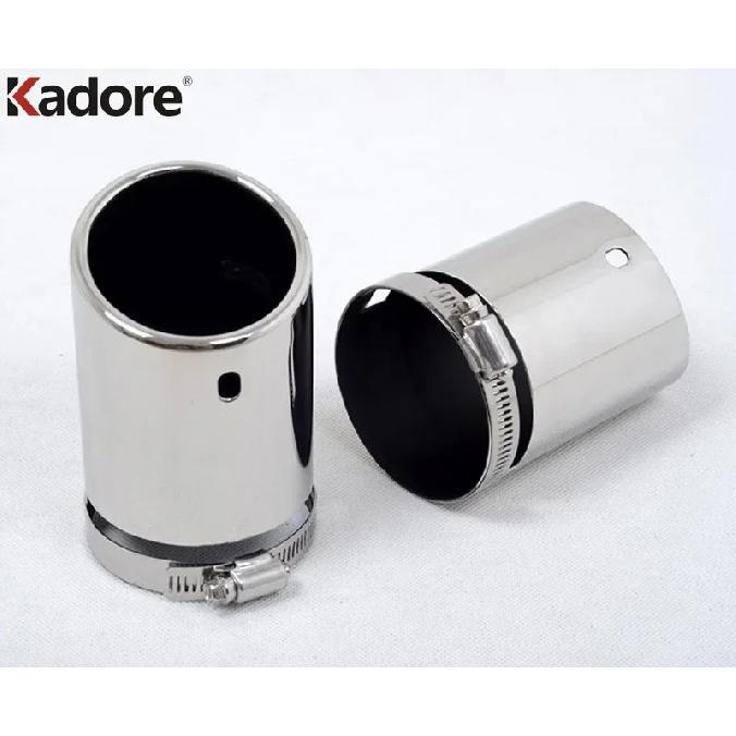 Rear Exhaust Muffler Tip Pipe For Volkswagen VW Tiguan 2009-2012 2013 2014 2015 Steel Car Tail Pipes Silencer Trim Accessories