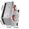 ZISIZ Commercial Dual-Burner Induction Wok Stove