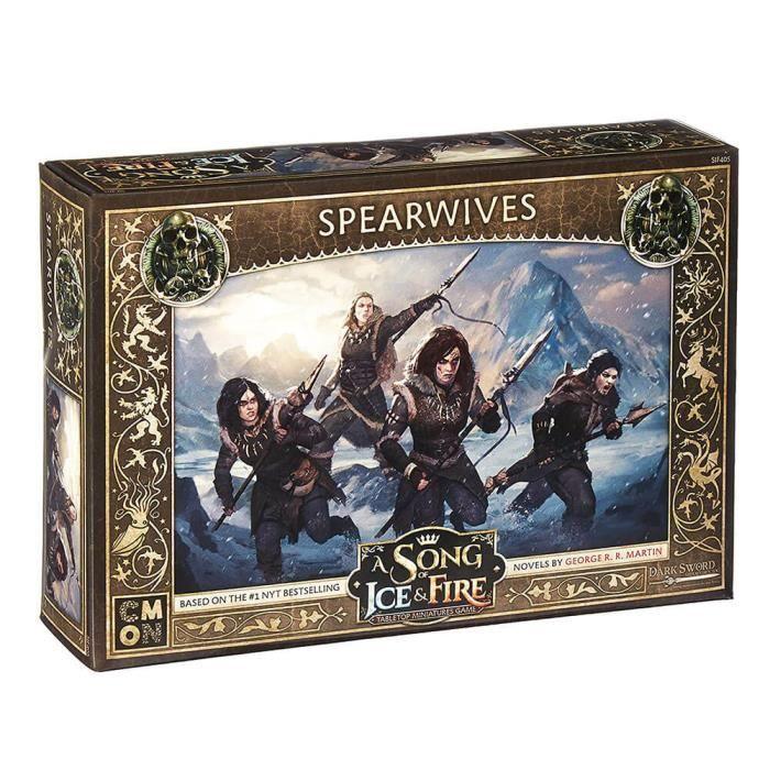 Figurine - asoiaf - spearwives - noir - adulte - collection limitée