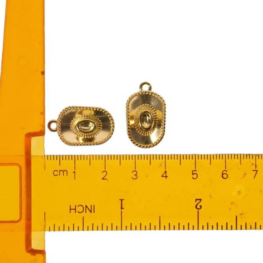 60pcs 22*13mm Alloy Hat Dangle Pendants  for Bracelets Necklace Accessory