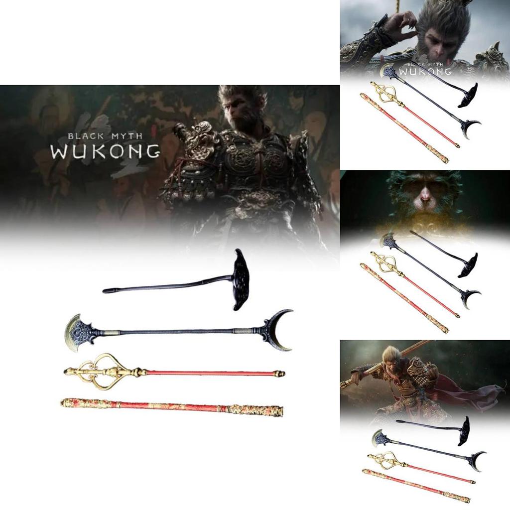 Exquisite Sun Wukong Metallstab Sammlerstück Aus der Journey To The West Anime-Serie