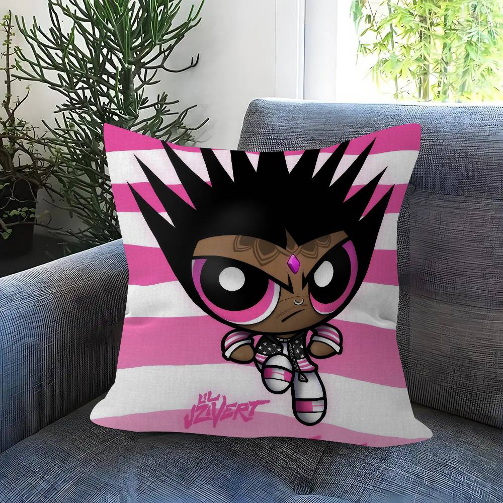 Pink Tape - Lil Uzi Vert Pillowcase Toon Gift Cushion Cover Bedroom Home Sofa Chair Seat Decor Pillow Case