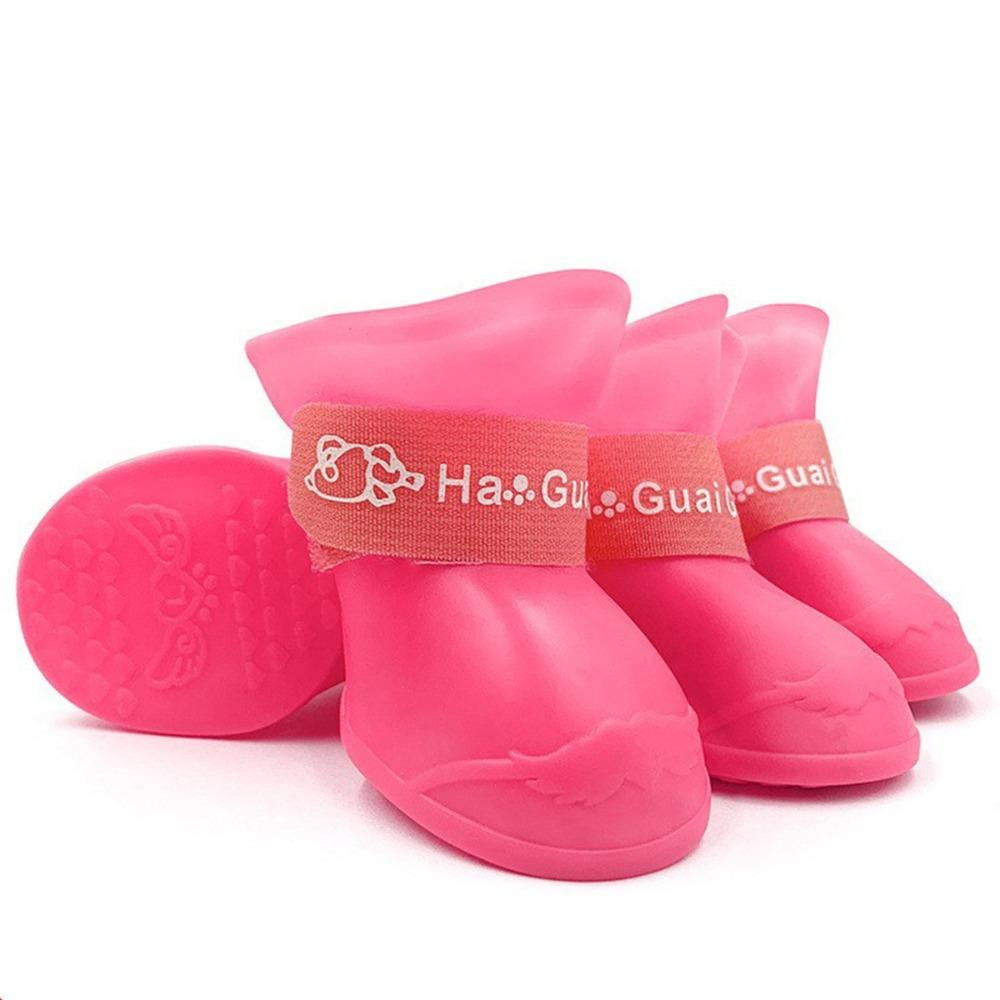 Waterproof Foot Cover For Small Medium Large Dogs Dog Rain Shoe Pet Shoe Rubber Boot Pet Supplies