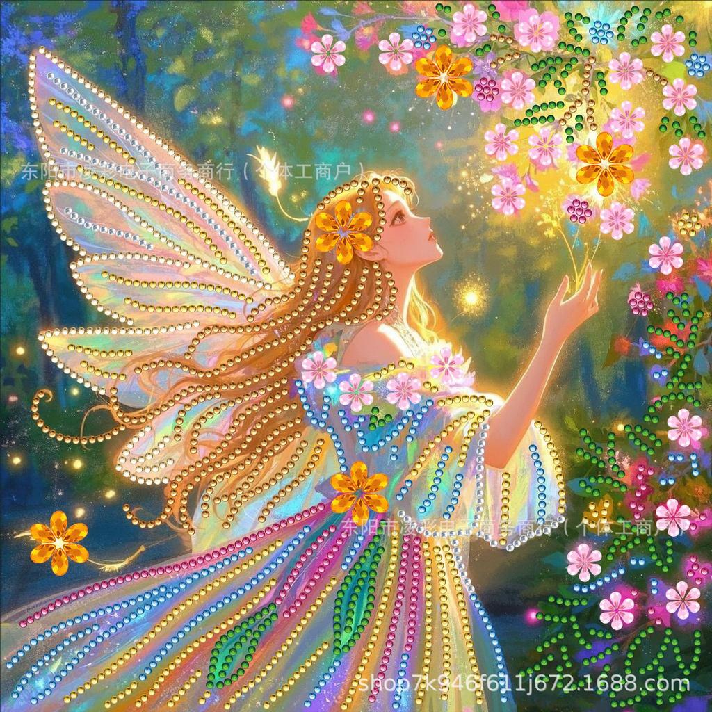 Diy Diamond Sticker Point Diamond Painting Special-Shaped Bright Diamond Handmade Water Acrylic Crystal Diamond Set With Diamonds Full Of Painting
