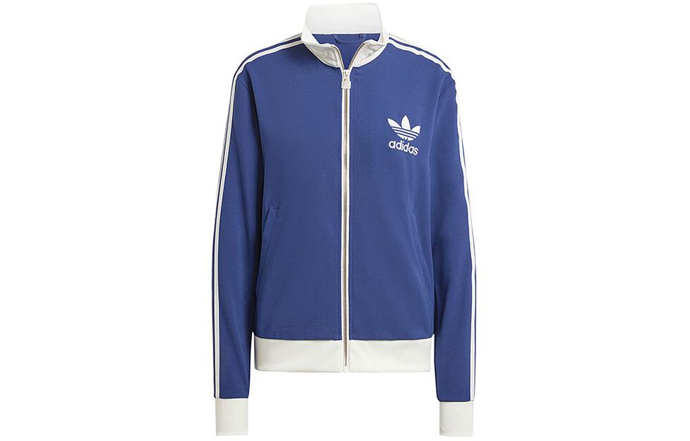 adidas originals Premium Crepe Track Top Dark Blue IR6123 S