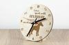 Fox Terrier Smooth - clock with dog, wooden clock with engraving, personalised clock by Art-Dog