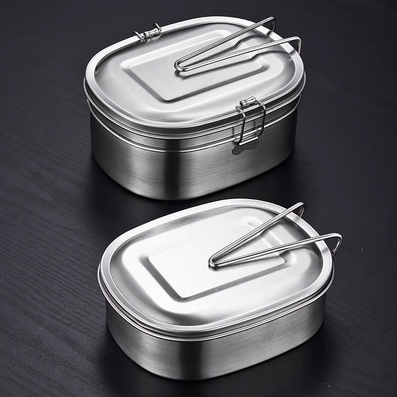 201 Stainless Steel Double-Layer Lunch Box