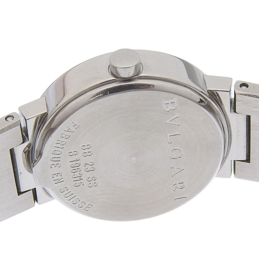 BVLGARI Bvlgari Bvlgari Watches BB23Stainless Steel blackDial Stainless Steel Quartz Analog display Women Used
