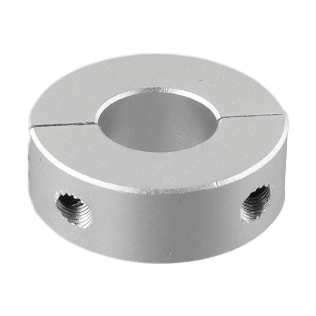Collier de serrage Double Fendu Diamètre Intérieur Collier de Serrage pour Arbre Type à Vis Plaquage Zinc Finition Oxyde Noir 13-30mm Anneaux Fixes Collier de Serrage