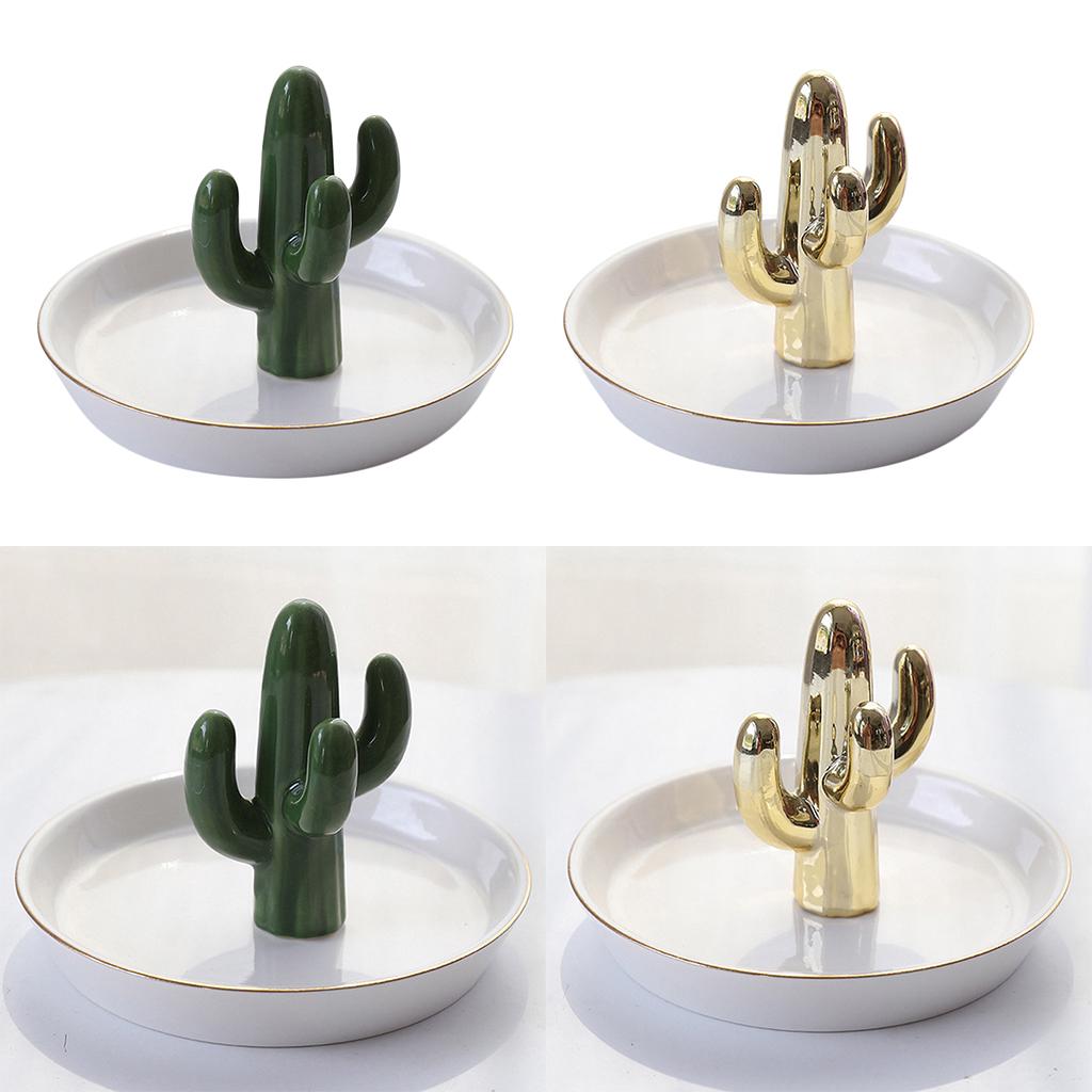 Bibelouri Ceremice Personalizate Tavă Cercei Depozitare Bijuterii Verde